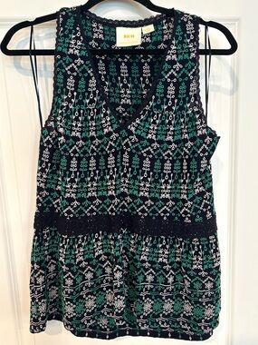 Embroidered Sleeveless Maeve Top